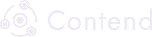 Contend logo and icon in light purple